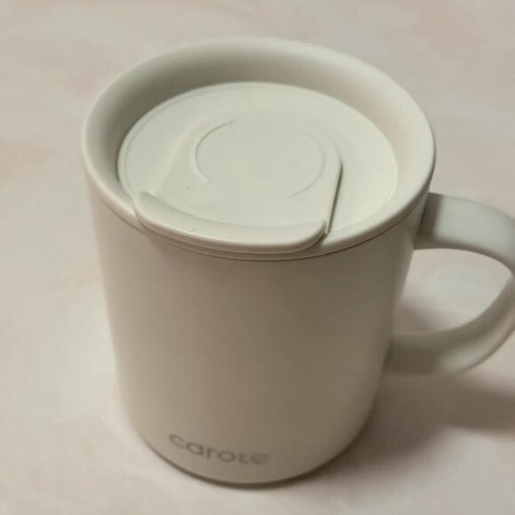 Carote White Mug with Lid - Picture 1 of 4